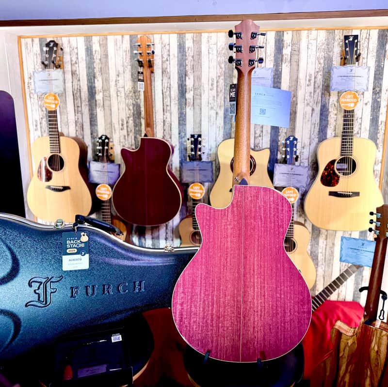 Furch GREEN Gc SX a PURPLEHEART EXOTIC WOOD BACKSTAGE LIMITED image 1