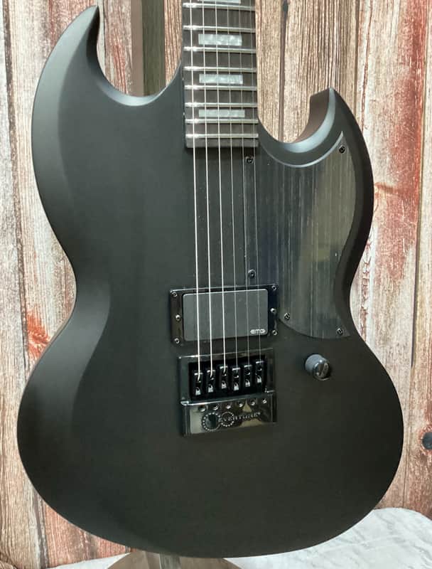 Player Grade LTD VIPER-1001 EVERTUNE Charcoal Metallic Satin image 1