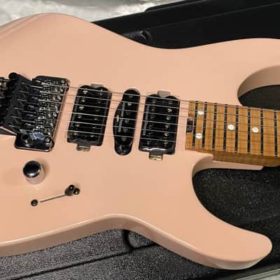 NEW ! Jackson Custom Shop Dinky HSH - Roasted Maple Neck & Fretboard - DK - Shell Pink - Authorized Dealer - 8.1 lbs - G06854 image 3