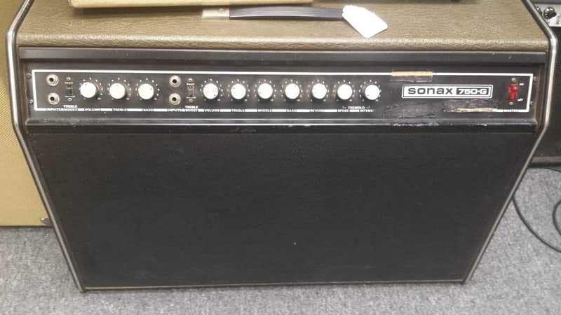 Vintage Sonax 750-G Guitar Combo Amplifier Amp image 1