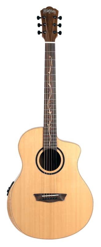 Washburn BTSC40SCE Bella Tono Suprema Solid Sitka Spruce Top Okoume Neck 6-String Acoustic-Electric Guitar image 1