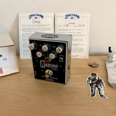 Spaceman Gemini IV Dual Fuzz Generator Ultra Limited Edition Chrome Germanium Silicon Handwired - Ultra Limited Edition Chrome image 3