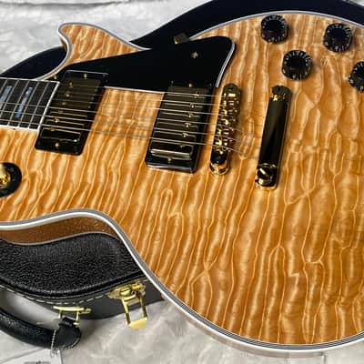NEW! Gibson Dealer Select Custom Shop Les Paul Custom AAAAAAA Quilt - 7AQ! - Natural - SO MUCH DEPTH and MOVEMENT! - 9.7 lbs - Authorized Dealer - G07564 image 14