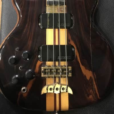 Alembic Stanley Clarke Artist Bass Left Handed 1987 Mahogany image 2
