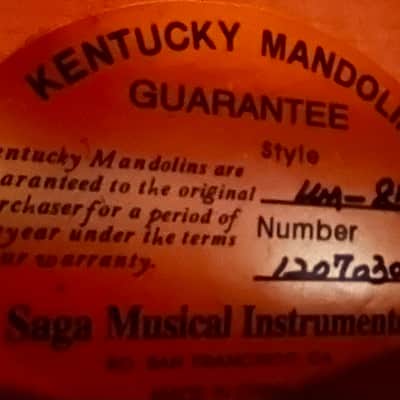 Kentucky KM855 2012 Amber Burst image 5