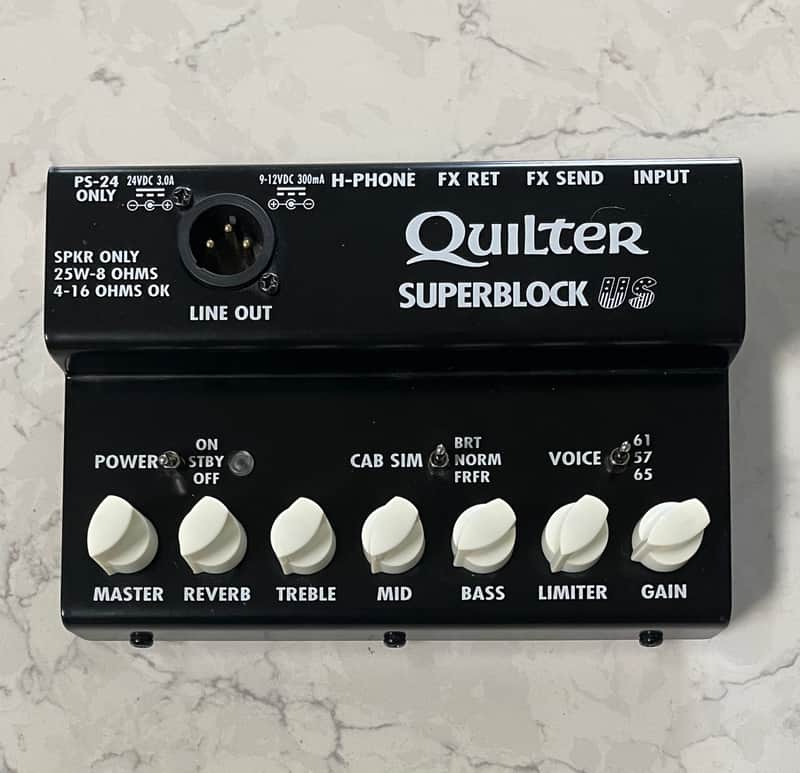 Quilter SuperBlock US 25-Watt Pedalboard Guitar Amp 2021 - Black image 1