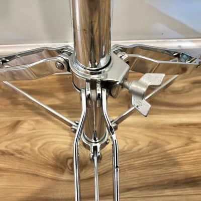 DW DWCP9900 9000 Series Heavy Duty Double Braced Dual Tom Stand, Cymbal, Chrome image 4