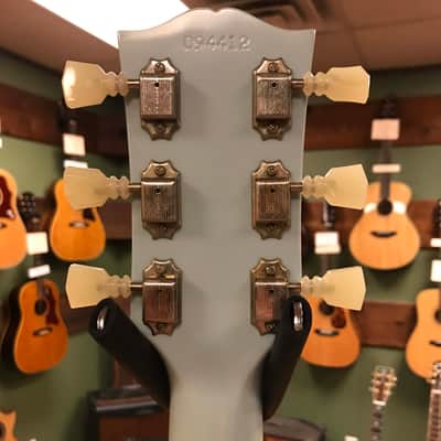 2019 Gibson Custom Shop 61/59 SG Fat Neck Frost Blue VOS image 21