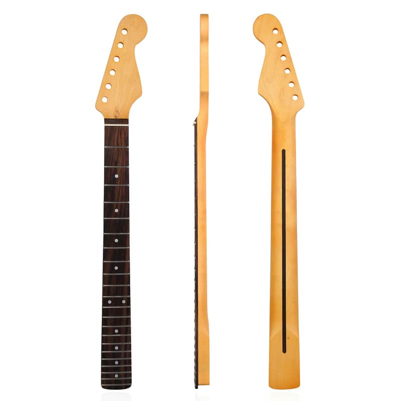 TGP 22 Frets Canadian Maple Guitar Neck Replacement for ST style electric guitar,price include the import duty for US buyer image 1