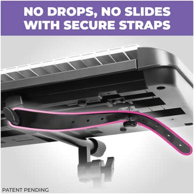 Liquid Stands 2 Tier Keyboard Stand Attachment (Arms Only) Extender for Square Tube Z-Style Stands image 4
