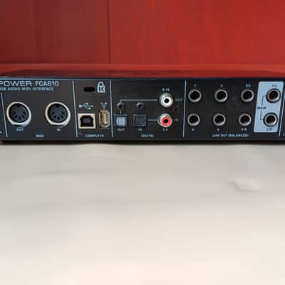 Behringer Firepower FCA610 Firewire / USB Audio Interface 2010s Red image 3