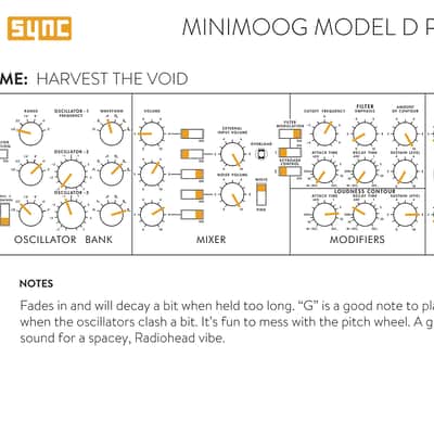 Patches for Minimoog Model D - SYNC Exclusive image 2
