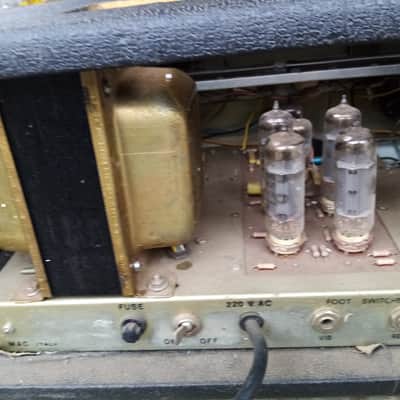 Vintage Italian Tube Amp Mac 4c A52 Reverb 60s,70s image 4