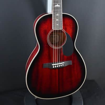 Immagine PRS SE P20E Parlor Acoustic Guitar Fire Red Burst #110 - 2