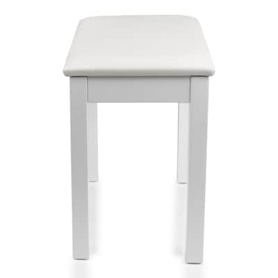 Gator Traditional Wooden Piano Bench In White image 5