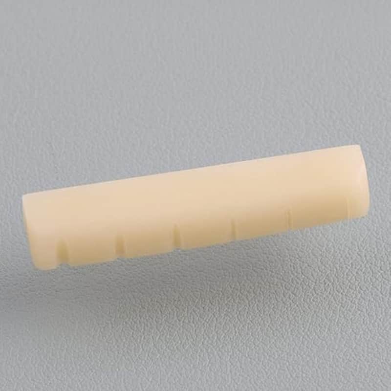 Unbleached Acoustic Guitar Bone Nut & Saddle Set Compatible with Acoustic Guitar 43mm / 75mm image 1