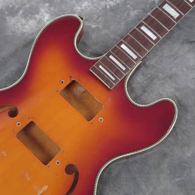 Kay Professional K650 1967 Sunburst - Vintage Valco Silvertone Guitar Husk Project image 12