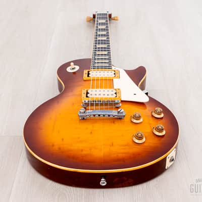 1980 Tokai Reborn Old Love Rock LS120 Original Burst w/ Lifton-Style Case, Double Cream DiMarzio PAF image 10