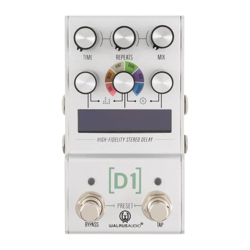 Walrus Audio D1 MKII MAKO Series High-Fidelity Delay Pedal Delay