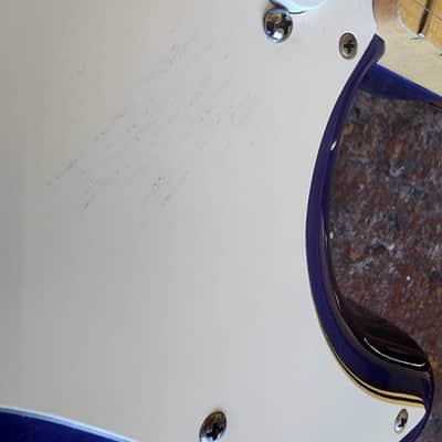 Fender Strat Std MIM SSS 2000 w/bag- blue image 14