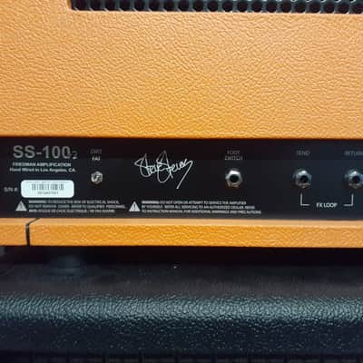 Friedman SS-100 V2 Steve Stevens Signature 2-Channel 100-Watt Guitar Amp Head 2024 -Orange Tolex image 7
