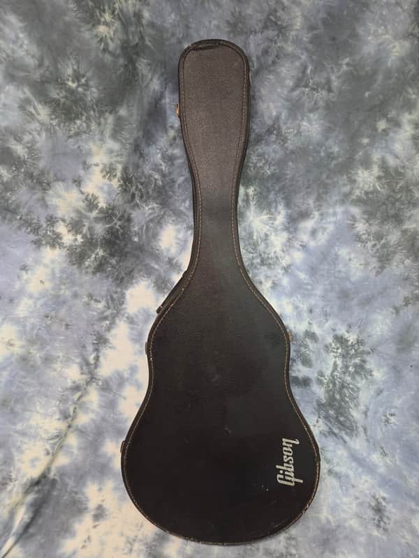 Vintage RARE 1966 to 1969 Gibson Branded Black Red Plush ES 335 330 Soft Shell Electric Guitar Case image 1