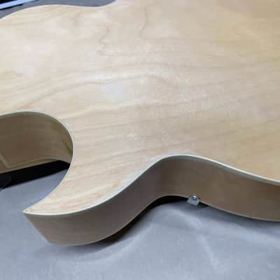 Glen Burton GE775-NT Chicago Hollowbody Archtop Jazz Box Guitar Natural image 18