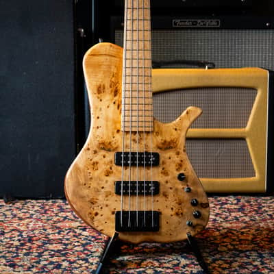 RKM bass Singlecut 5 Custom Order 2020's - Natural - Ultra boutique. image 1