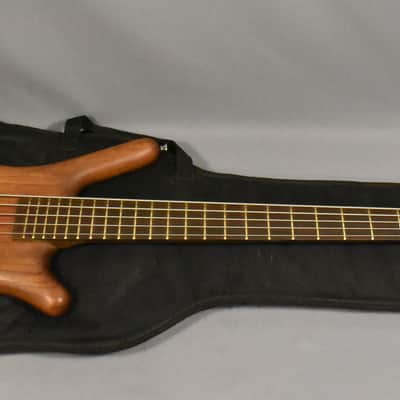 2003 Warwick Corvette Active Standard 5-String Bass Guitar Natural image 13