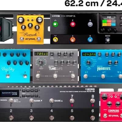 RockBoard CINQUE 5.2 Pedalboard, 24.5" x 16.65" w/ Softcase image 3