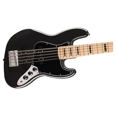 Squier Affinity Series Active Jazz Bass V MN BKM image 3