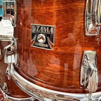 Tama 50th Limited Superstar Reissue 4pc Shell Pack Super Mahogany image 6