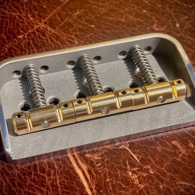 Van Dyke-Harms Hardtail Strat Bridge and Compensated Saddle Set-Modern Spacing- by Van Dyke-Harms 2025 - Stainless Steel image 4