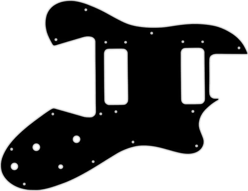 WD Custom Pickguard For Ovation Viper #03O Black/Orange/Black image 1
