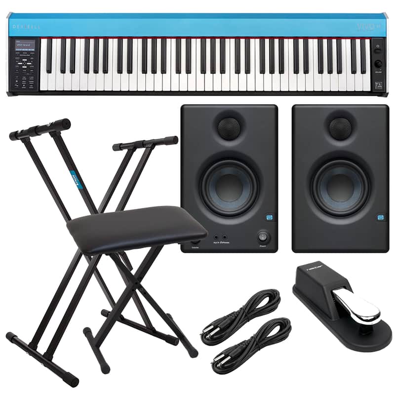 Dexibell VIVO S3 Pro 73-key Digital Piano, Gator GK-76-SLIM Keyboard Case Bundle image 1