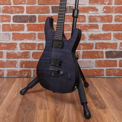 ESP Signature Series Jon Donais Flamed Maple Top See Through Black Satin 2008 w/OHSC image 5