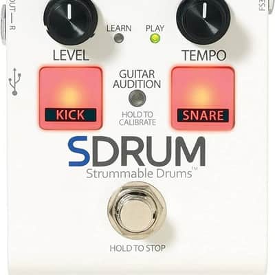 Digitech SDRUM Strummable Drums Automatic Drummer Pedal w/ FS3X Footswitch and Cloth image 2