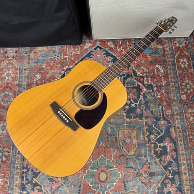 Seagull S6 Dreadnought Solid Cedar Top Wide Nut - 2008-2010 image 4