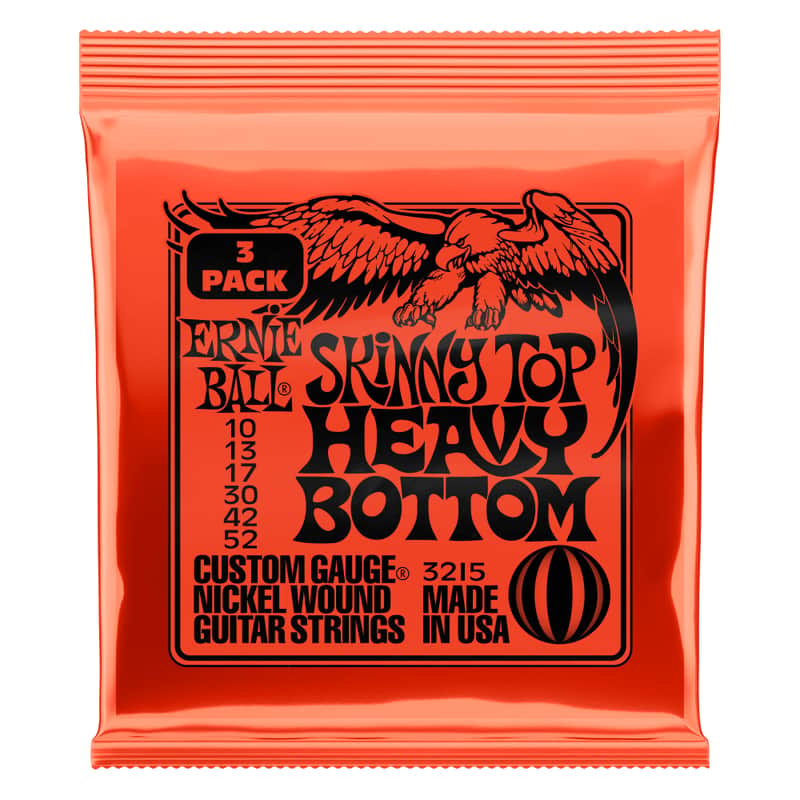 Ernie Ball PACK OF 3 #3215 STHB Slinky Nickel Electric Guitar Strings, 010-052 image 1