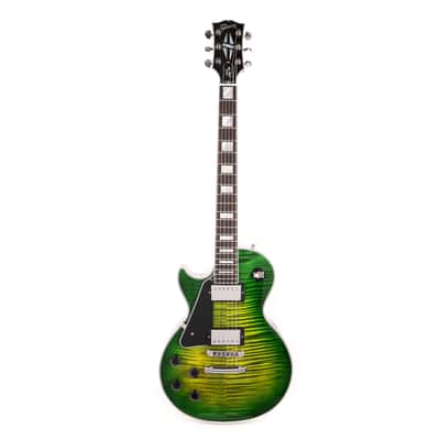 Gibson Custom Shop Les Paul Custom Made 2 Measure Iguana Burst Gloss Left-Handed image 3
