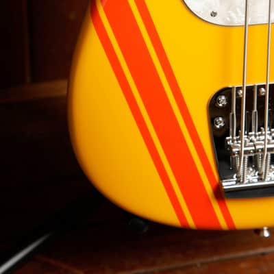 Fender Vintera II '70s Competition Mustang Bass Guitar Competition Orange image 6