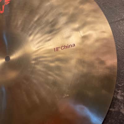 WILD BULL Legacy Series Hand Forged & Hammered 18"China Crash Cymbal image 11