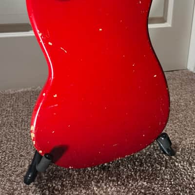 Fender 1966 Mustang Guitar with Rosewood Fretboard - Dakota Red image 5