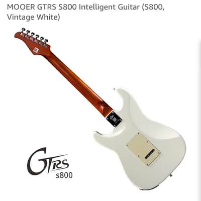 Mooer GTRS S800 Intelligent Guitar, new never used, 2022 - Present - White image 2