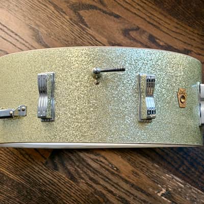 Ludwig Jazz Festival Silver Sparkle Snare 1963 (pre-serial) image 10