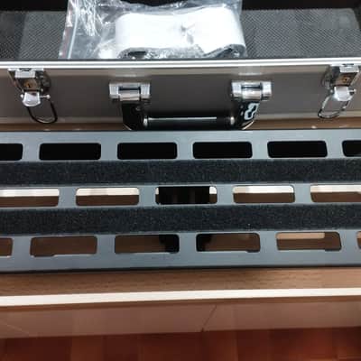 Rockboard DUO-2.1-C Pedalboard with Flight Case 2018 - 2022 - Black / Silver image 2