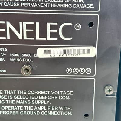 Genelec 1031A 8" Powered Nearfield Studio Monitor Speaker (Pair) image 13