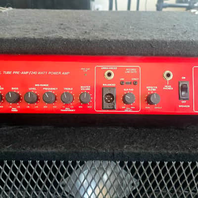 SWR Redhead Bass Combo Amp - 2x10" 240 Watts Tube Preamp 1990s image 2