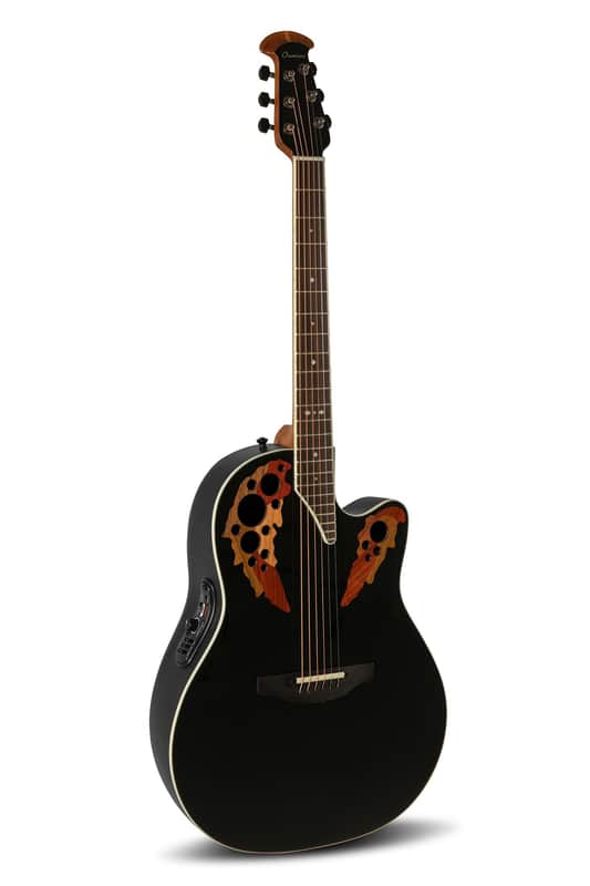 Ovation Electric Acoustic Guitar Pro Series A-Grade Sitka Spruce Top - Black (2778AX-5-G)