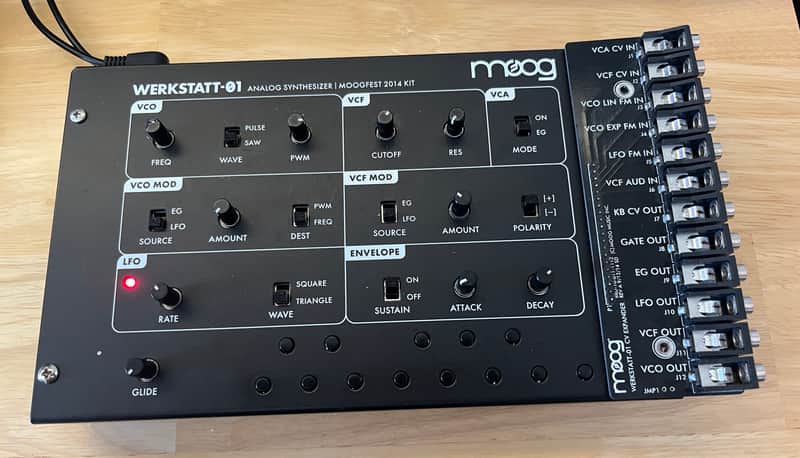 Moog Werkstatt-Ø1 Analog Synthesizer imagen 1
